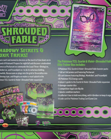 POKÉMON TCG Scarlet & Violet 6.5 Shrouded Fable Elite Trainer Box
