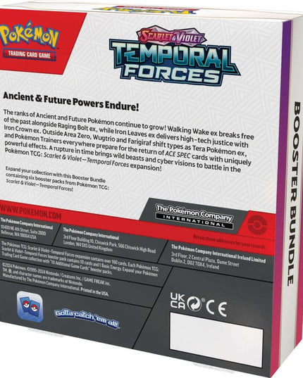 POKÉMON TCG Scarlet & Violet 5 Temporal Forces Booster Bundle SV5