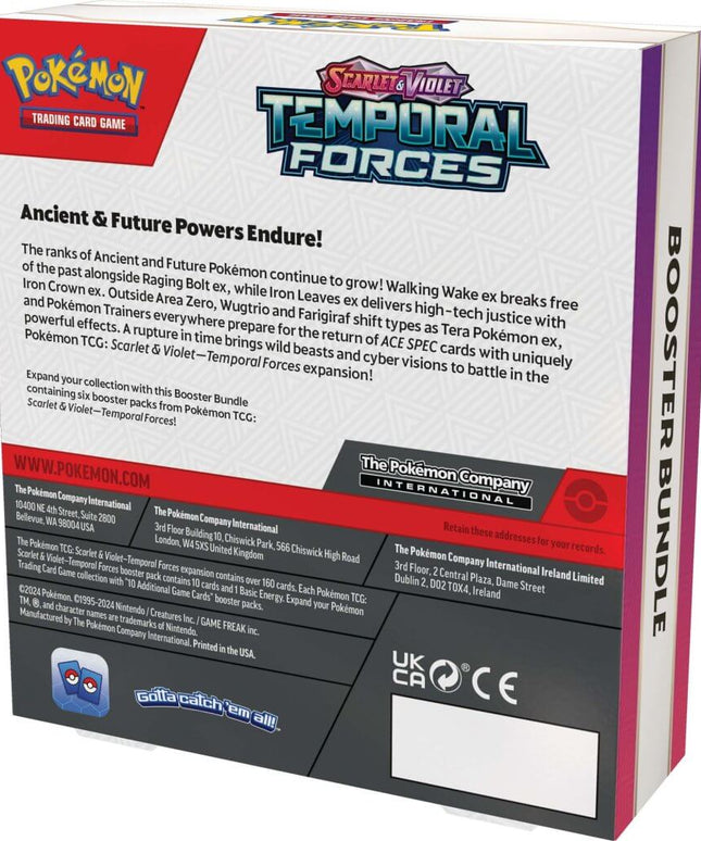 POKÉMON TCG Scarlet & Violet 5 Temporal Forces Booster Bundle SV5