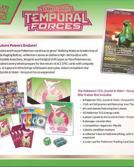 POKÉMON TCG Scarlet & Violet 5 Temporal Forces Elite Trainer Box SV5   ETB