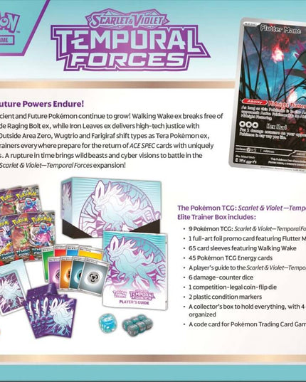 POKÉMON TCG Scarlet & Violet 5 Temporal Forces Elite Trainer Box SV5   ETB