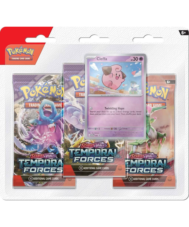 POKÉMON TCG Scarlet & Violet 5 Temporal Forces Three booster blister SV5