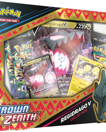 POKEMON TCG Crown Zenith Regidrago/Regieleki V Box