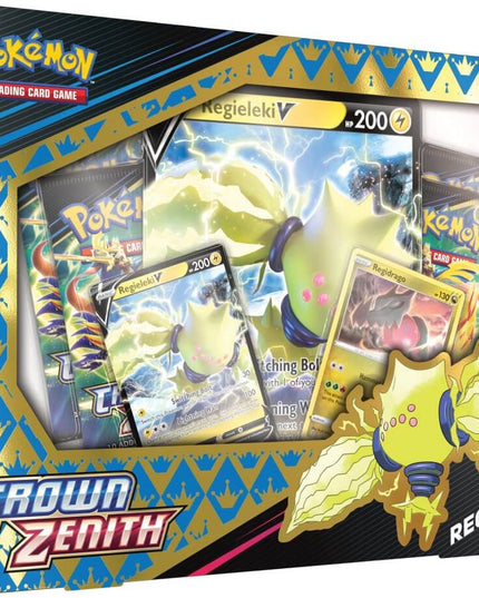 POKEMON TCG Crown Zenith Regidrago/Regieleki V Box