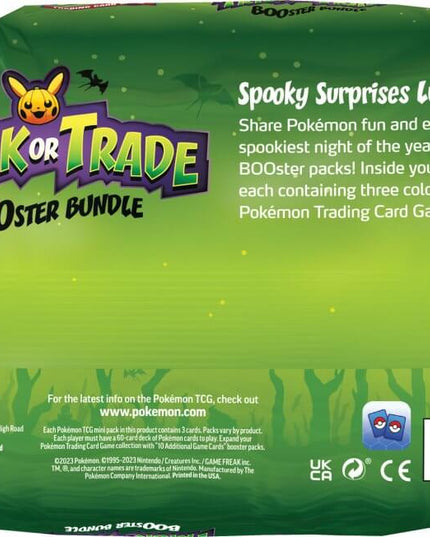 POKEMON TCG Booster Bundle Trick or Trade halloween booster