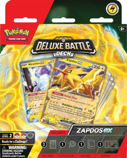 POKÉMON TCG Ninetales ex & Zapdos ex Deluxe Battle Deck Pre-Order