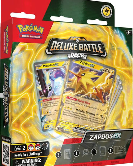 POKÉMON TCG Ninetales ex & Zapdos ex Deluxe Battle Deck Pre-Order