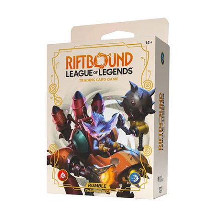 Riftbound League of Legends TCG Champion Deck Spiritforged Rumble