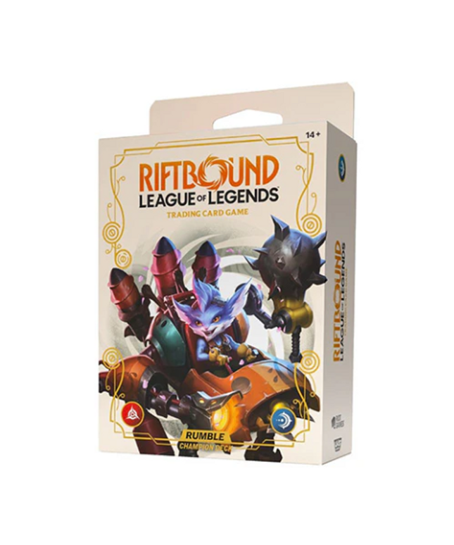 Riftbound League of Legends TCG Champion Deck Spiritforged Rumble
