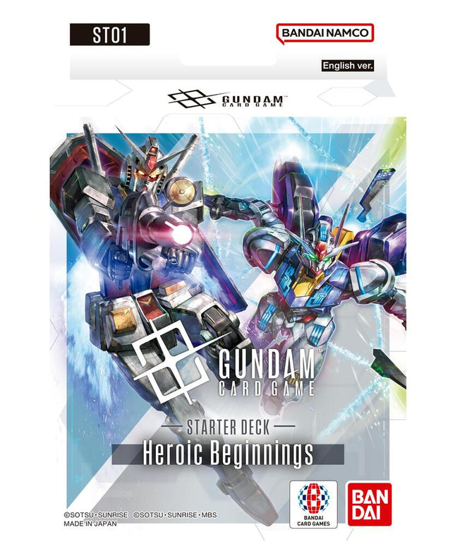 Gundam Card Game: Starter  Deck Display – Heroic  Beginnings [ST01]