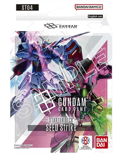 Gundam Card Game: Starter  Deck Display – SEED Strike