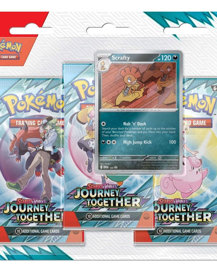 Pokemon TCG Scarlet & Violet Journey Together 3 Pack Blisters SV9