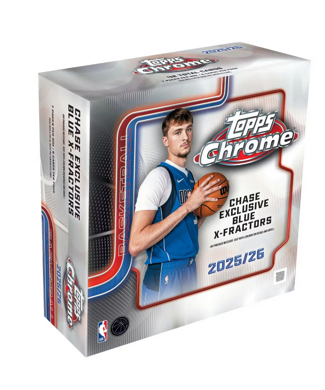 2025-26 Topps Chrome Basketball Mega Box