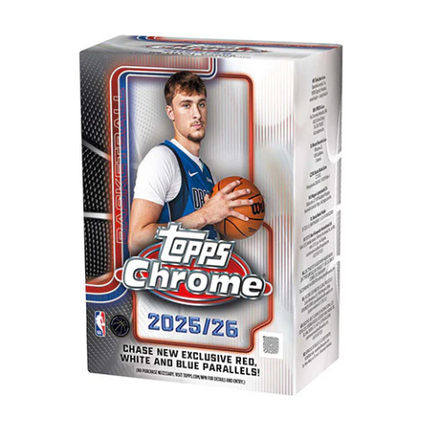 Topps 2025 2026 NBA Basketball Chrome Value Box