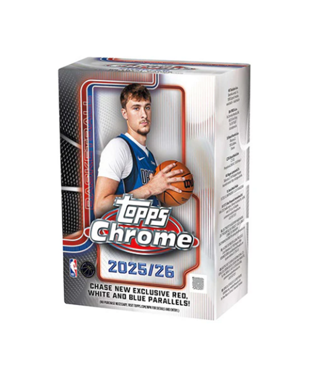 Topps 2025 2026 NBA Basketball Chrome Value Box