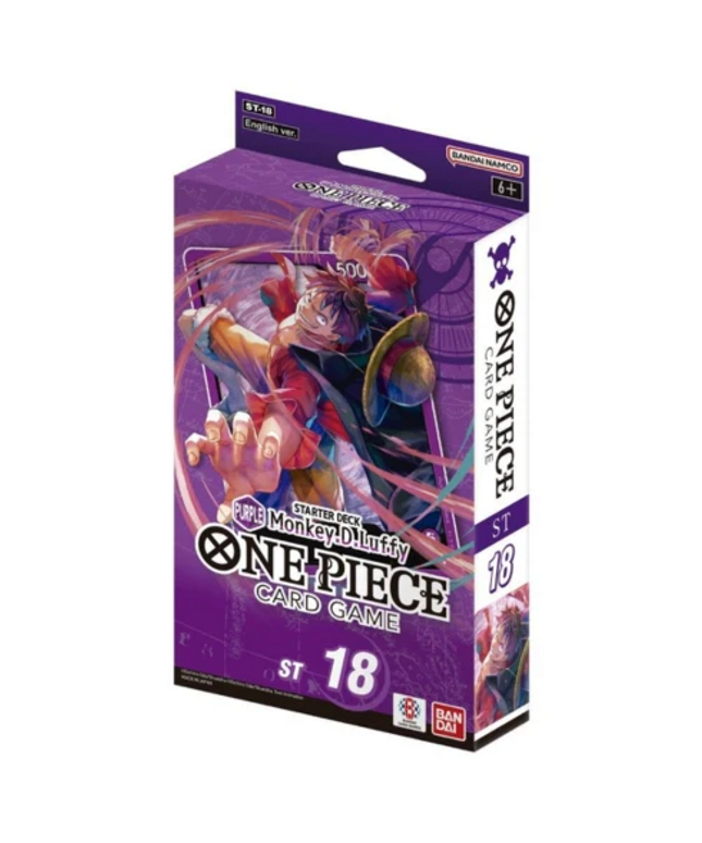 One Piece Card Game Monkey D. Luffy Starter Deck ST-18 Purple