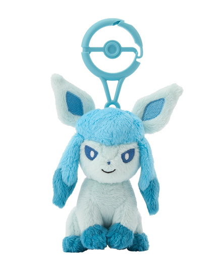 Pokémon Plush Glaceon Carabiner Mascot Keychain