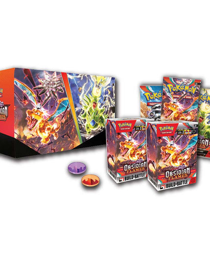 Pokemon TCG  Scarlet & Violet: Obsidian Flames Build & Battle Stadium
