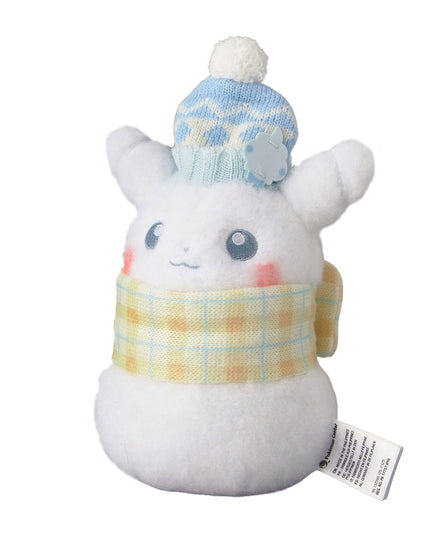 Pikachu Snowman Snowy Softies Plush