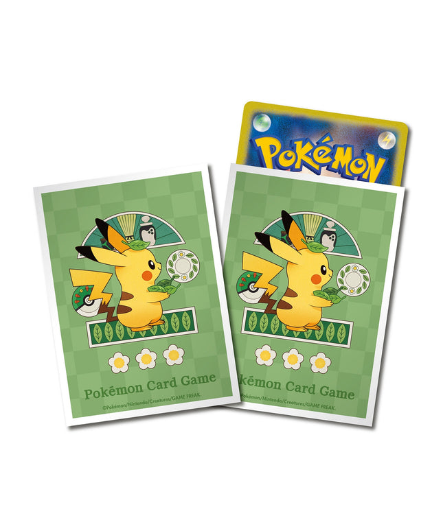 Pokemon Center Card Sleeves 64 Count Pikachu Café Poltchageist