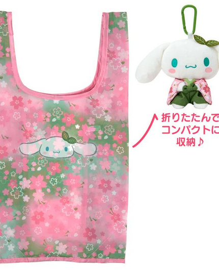 Cinnamoroll Eco Shopping Tote Bag Plush Case Matcha Sakura Kimono Sanrio
