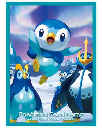 Pokemon Center Card Sleeves 64 Count Piplup, Prinplup & Empoleon