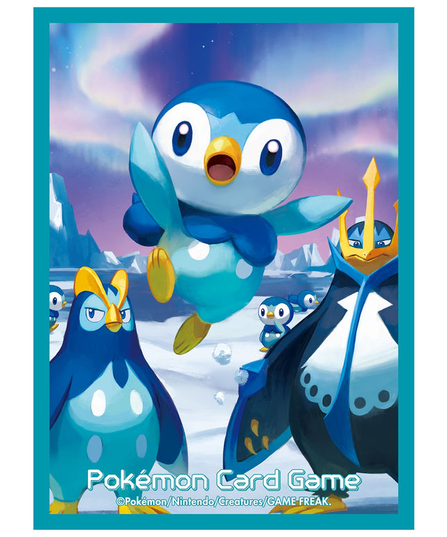 Pokemon Center Card Sleeves 64 Count Piplup, Prinplup & Empoleon
