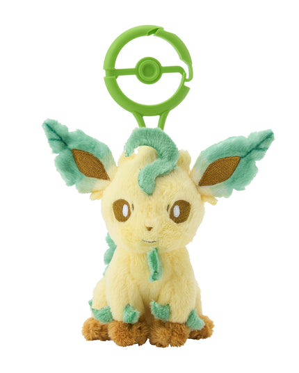 Pokémon Leafeon Carabiner Mascot Plush Kyechain