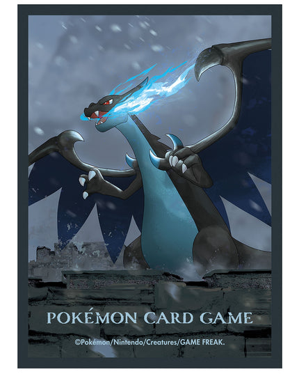 Pokemon Center Card Sleeves 64 Count Mega Charizard X at the Ancient Castle