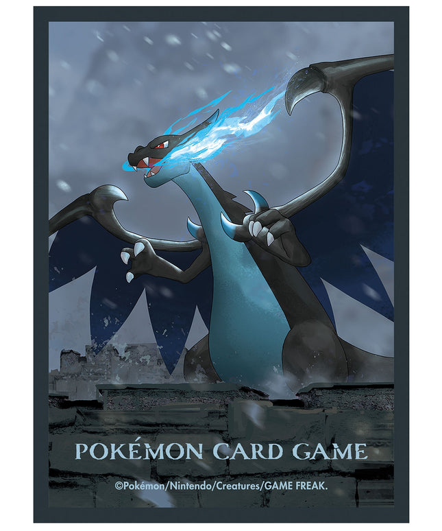 Pokemon Center Card Sleeves 64 Count Mega Charizard X at the Ancient Castle