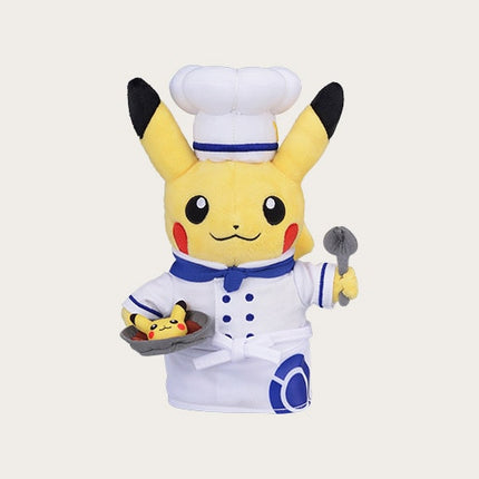 Pokemon Cafe Limited Plush doll Chef Pikachu Japan Pokémon Cafe Chef Pikachu Plush