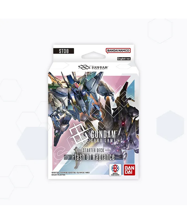 Gundam Card Game Starter Deck Flash of Radiance ST08