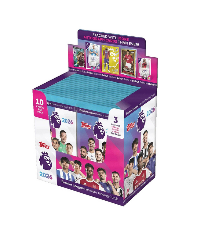 Topps 2026 Premier League Trading Cards Booster Box
