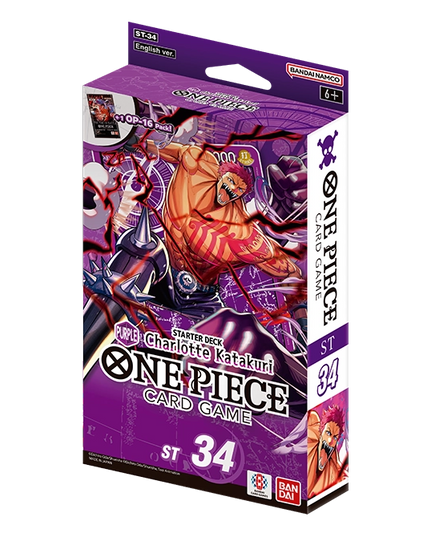 One Piece Card Game STARTER DECK -PURPLE Charlotte Katakuri- [ST-34]