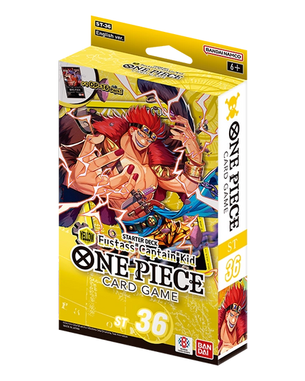 One Piece Card Game STARTER DECK -YELLOW Eustass"Captain"Kid- [ST-36]