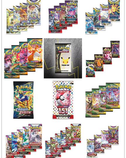 Pokemon TCG Various Booster Packs Sealed Scarlet & Violet Sword & Shield