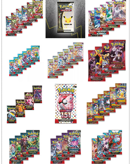 Pokemon TCG Various Booster Packs Sealed Scarlet & Violet Sword & Shield