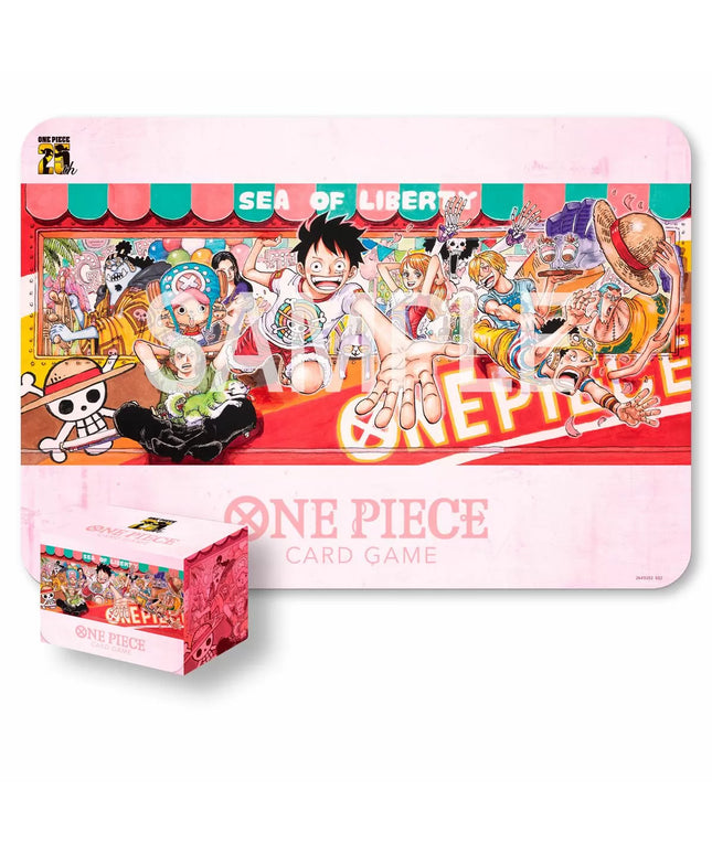 One Piece Card Game Playmat and Card Case Set 25th Edition
