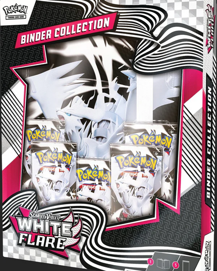 Pokemon TCG Scarlet & Violet SV10.5 White Flare Binder Box Collection