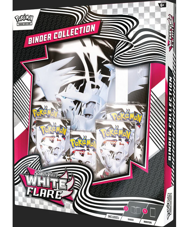 Pokemon TCG Scarlet & Violet SV10.5 White Flare Binder Box Collection