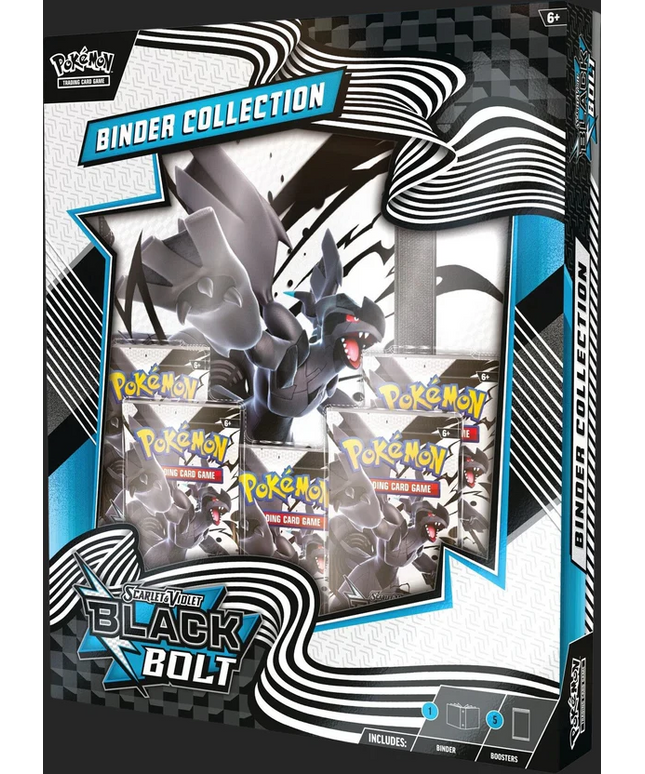 Pokemon TCG Scarlet & Violet SV10.5 Black Bolt Binder Box Collection