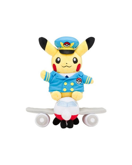 Pokemon Center Original Plush Toy Airplane Pikachu Plane