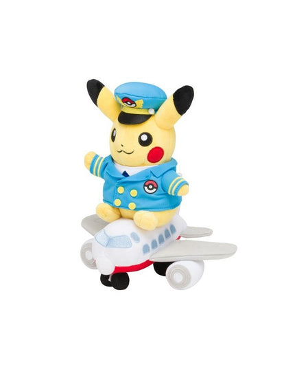 Pokemon Center Original Plush Toy Airplane Pikachu Plane