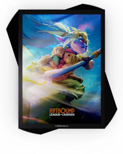 Riftbound: League of Legends TCG Unleashed Art Sleeves: Poppy, Keeper of the Hammer