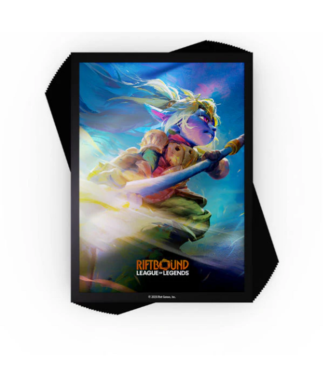 Riftbound: League of Legends TCG Unleashed Art Sleeves: Poppy, Keeper of the Hammer