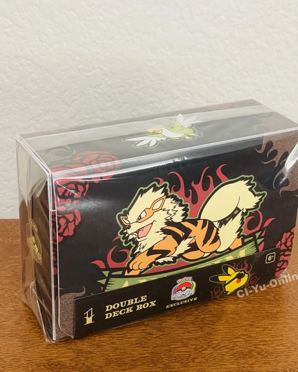 Pokemon World championships Anaheim Exclusive ARCANINE DOUBLE DECK BOX