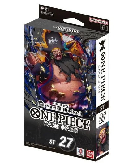 One Piece Card Game: Starter Deck – (Black) Marshall.D.Teach [ST-27] ST27