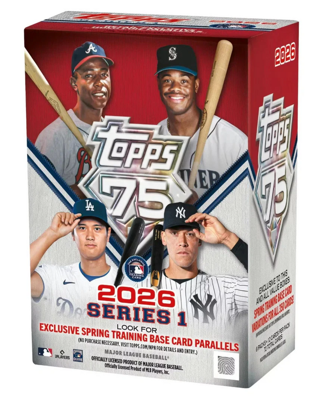 Topps 2026 Baseball Series 1 Value Box Blaster Box