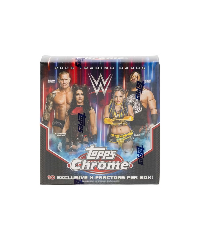 2026 Topps Chrome WWE Wrestling Mega Box