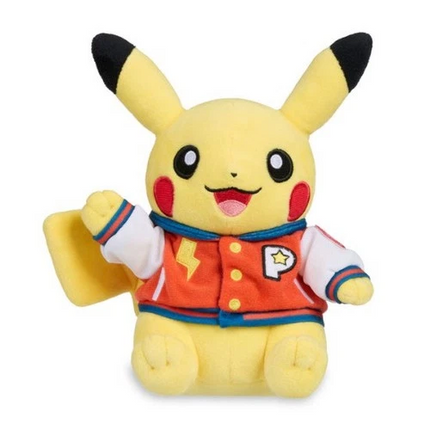 Pokemon World championships Anaheim Exclusive Varsity Pikachu Plushie Plush